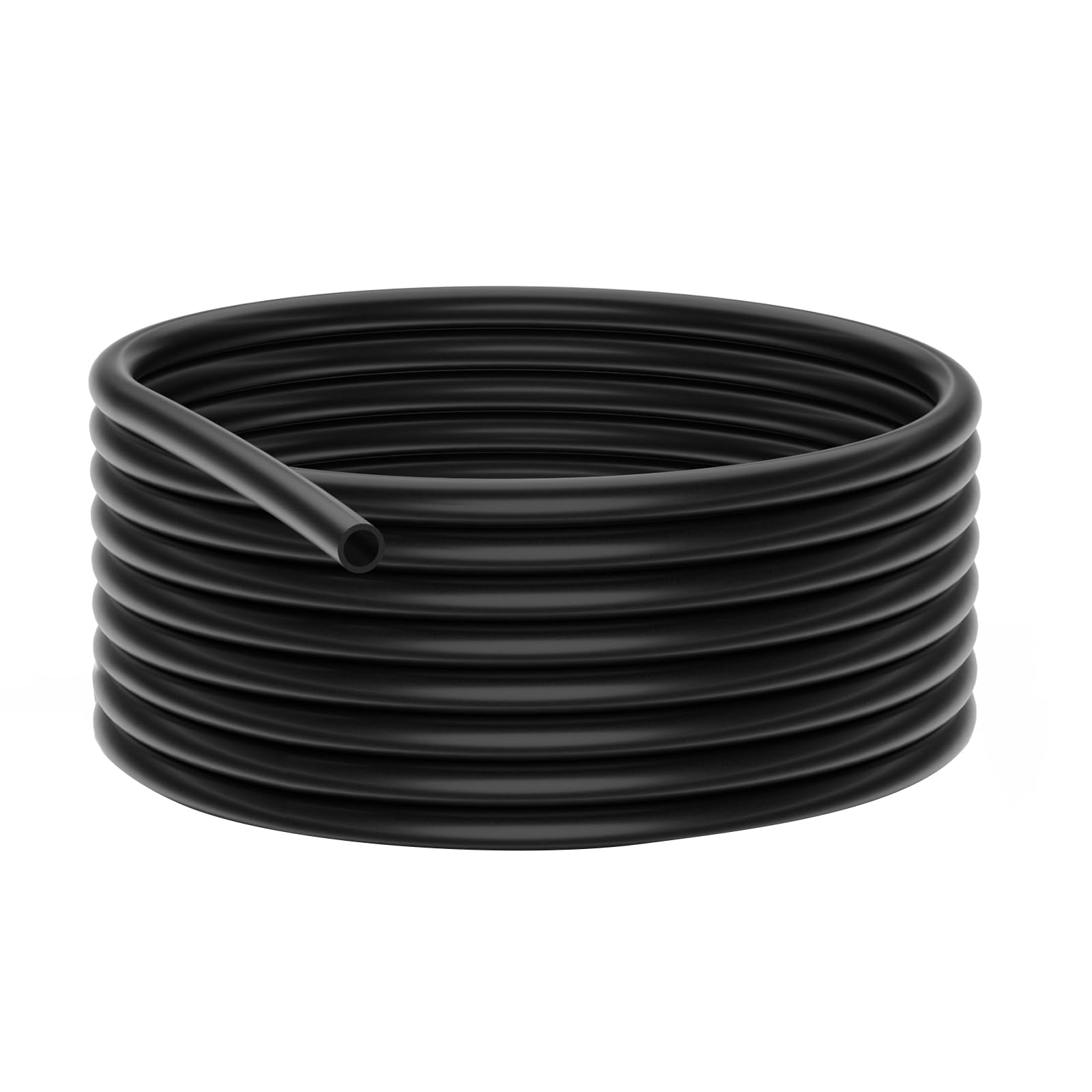 Stonylab Black Silicone Tubing, 6 Mm Id X 9 Mm Od, High Flexibility And Easy Cutting For Laboratory Transfer, 3 Meter