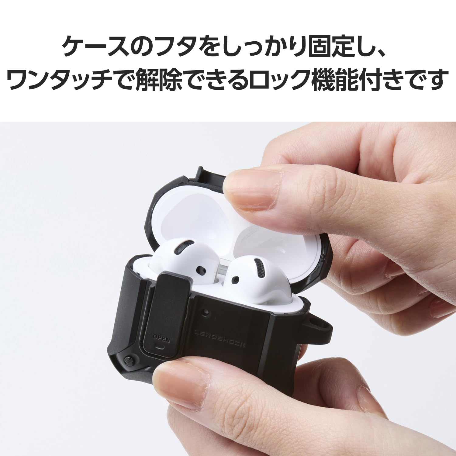 Amazon | エレコム AirPods ケース 第4世代 アクティブノイズキャンセ