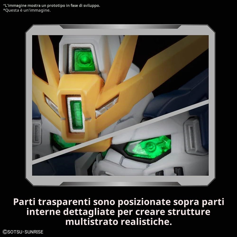 BANDAI SPIRITS MGSD Mobile Suit Gundam W Endless Waltz Wing Gundam Zero EW Modello in plastica codificata a colori