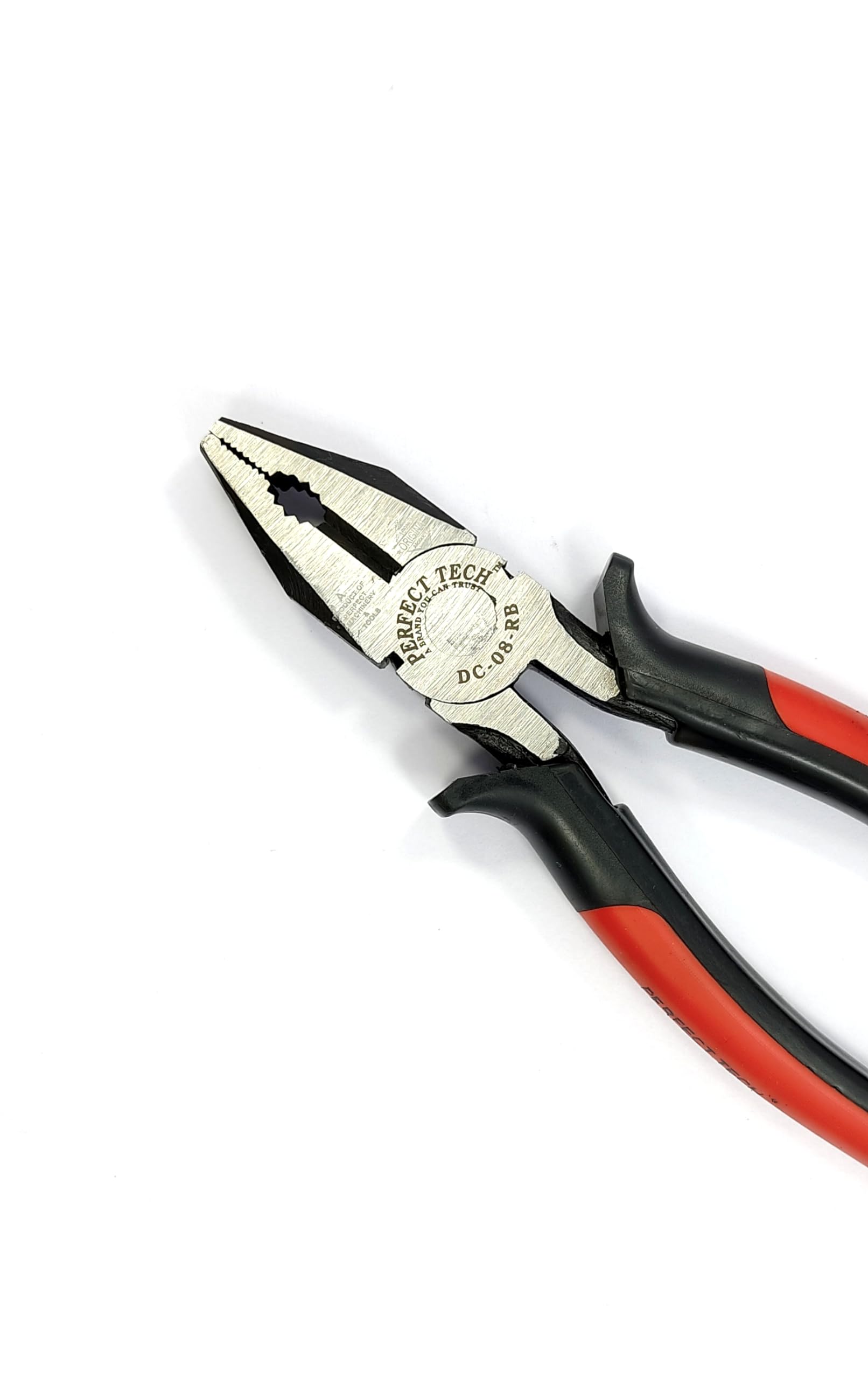 DC-08-RB 5-PCS Sturdy Steel Plier/Insulated Lineman plier/Tools for Home & Professional Use with Anti-Rust properties for gripping and cutting wires,/ Kitchen Pakkad Sandasi/Utensil Holder 1