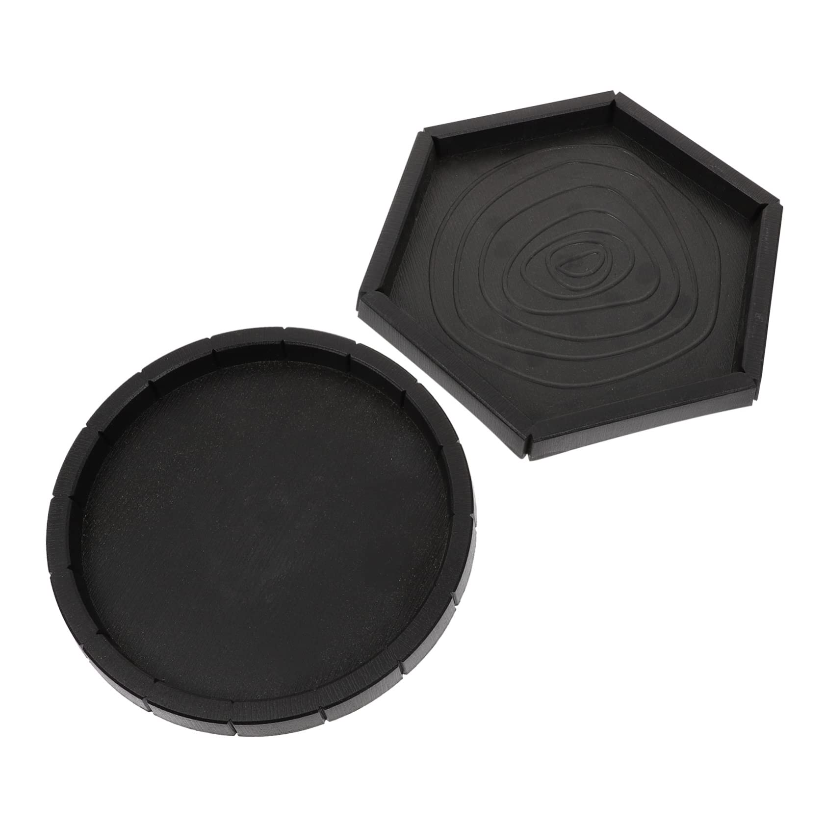 Hohopeti 2Pcs Reptile Feeder Water Basin Durable Food and Water Container for Tortoises Lizards and Geckos Stable Design Prevents Spills and Escapes for Pet Terrariums