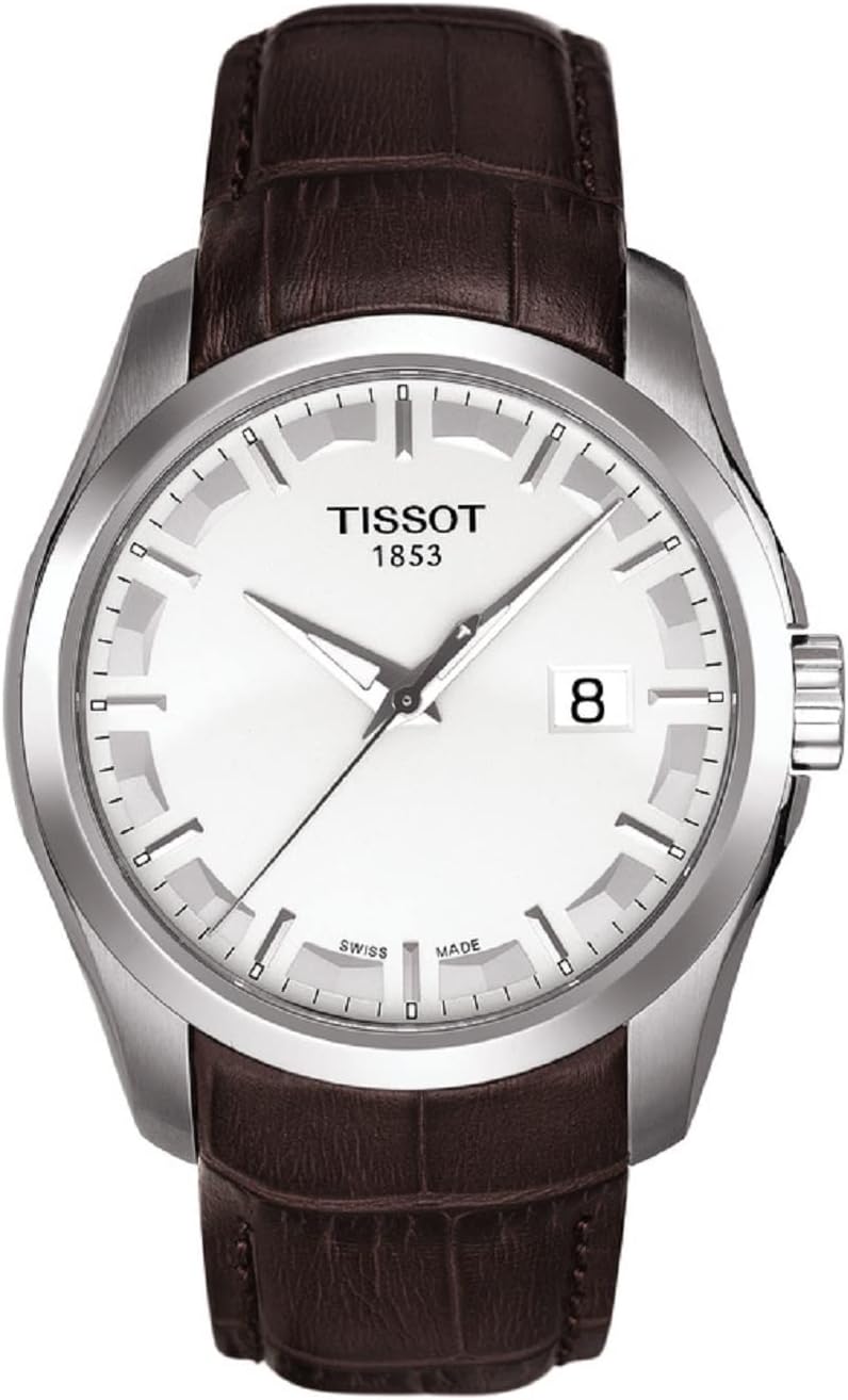 Tissot Men's T0354101603100 Couturier Silver Dial Watch