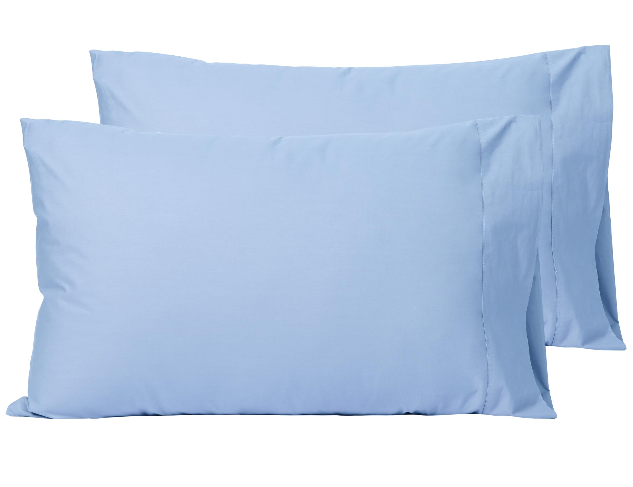 Sylvanora Pillow Cases 2 Pack, Soft & Premium 100% Egyptian Cotton Bedding, Breathable with Envelope Closure, Standard Size 50x75cm (Placid Blue, Pack of 2) โ image 1