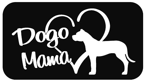 Dogo Mama Decal | Dogo Argentino Vinyl Decal Sticker for Car Window | BG 836