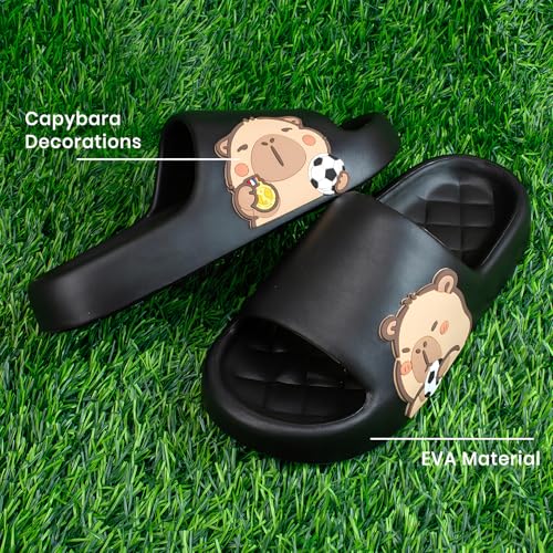Image of Men's and Women's Capybara Slides,Cute Capybara Slippers for Indoor Outdoor,Non Slip Quick Drying Shower Shoes,Comfort Cloud Slides Sandals