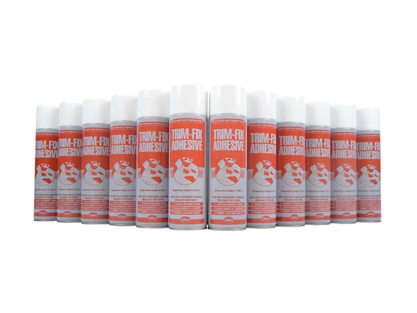 12x 500ml High Temperature Adhesive Glue Spray for Van Lining Headlining