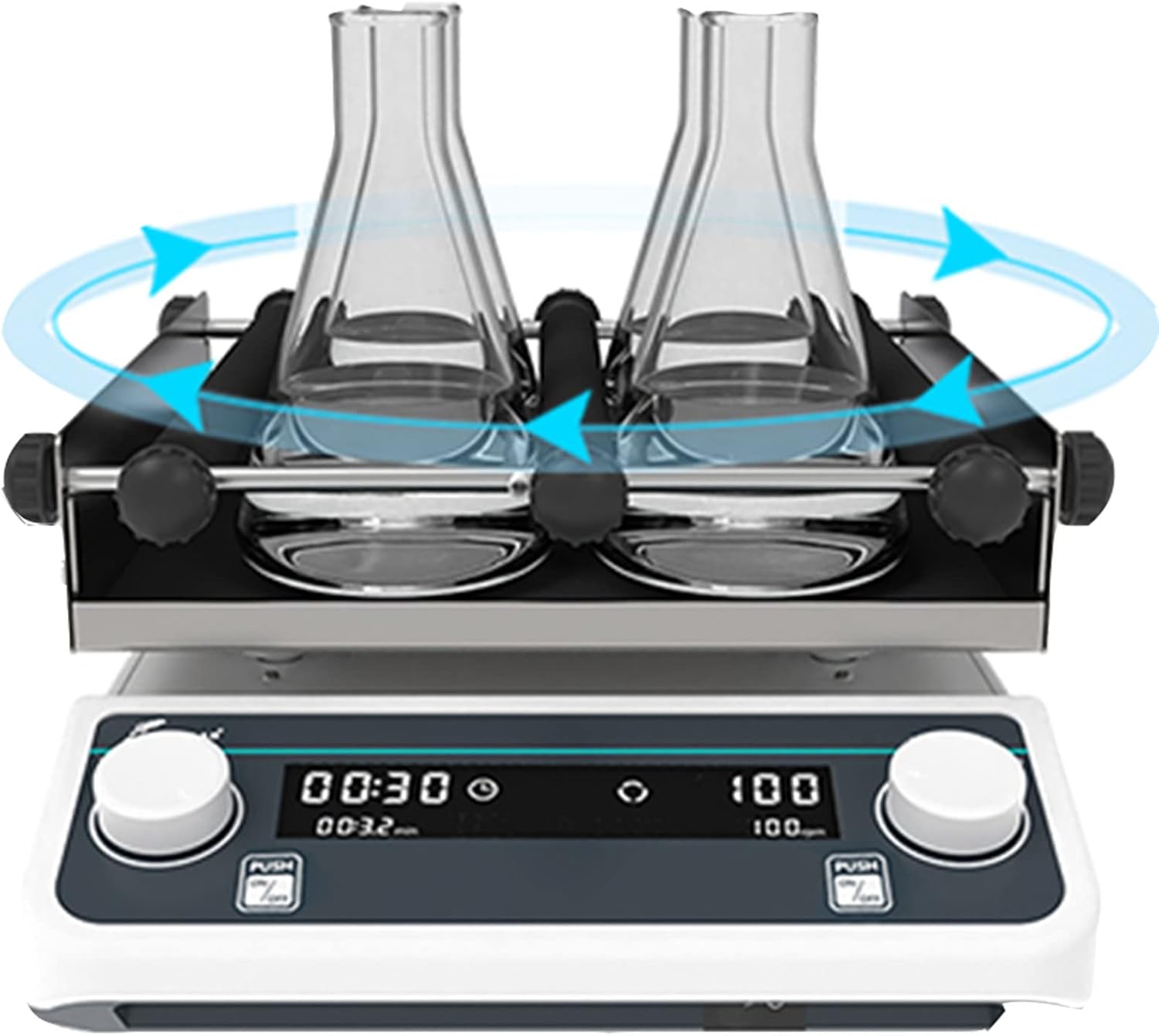 COMAAM Lab Equipment Mixer,Laboratory Orbital Oscillator with Adjustable Speed and Timing Function Lab Shaker Multi-Purpose Swing Mixer,OS-20Pro