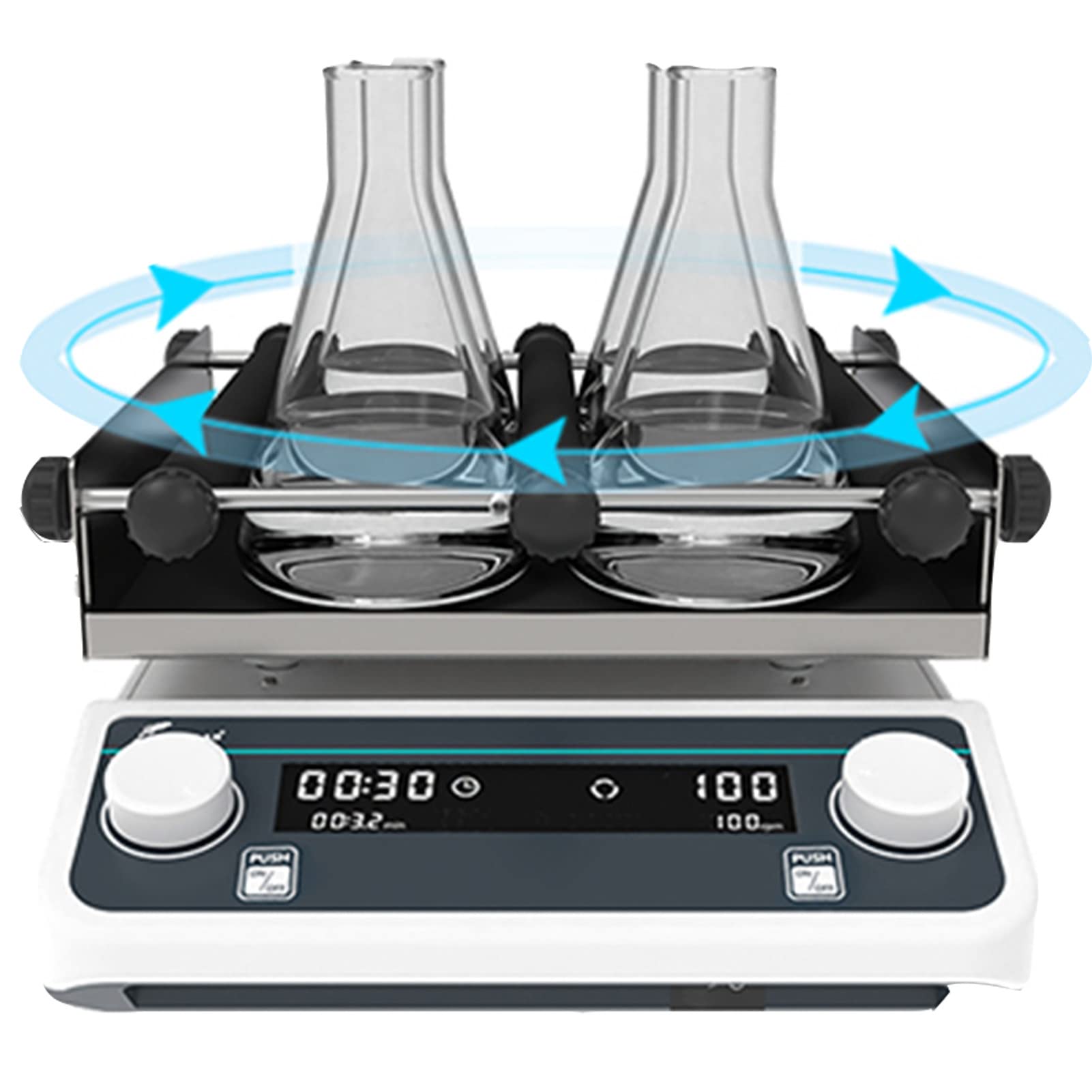 Laborgerät-Mischer, Labor-Orbital-Oszillator mit Einstellbarer Geschwindigkeit und Timing-Funktion Labor-Shaker-Mehrzweck-Swing-Mixer,OS-20Pro
