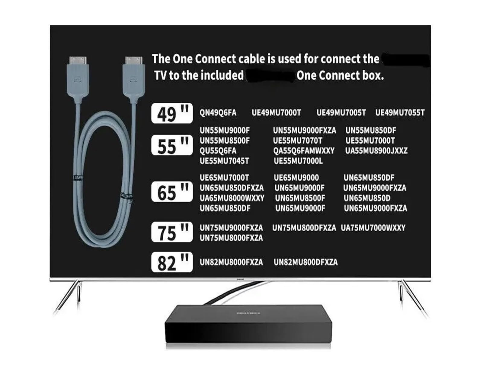 Linea TV 2M Un Cavo Di Collegamento BN39-02209A BN91-17814W BN91-178814A BN96-44183A È for UN49MU7000F UN49MU8000F UE55MU7000T Assemblaggio Filo