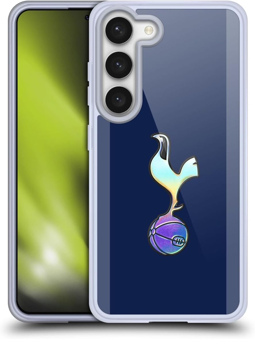 Head Case Designs Officially Licensed Tottenham Hotspur F.C. Black and Taupe 2023/24 Badge Gel Case [Military Grade Protection] Compatible with Google Pixel 10