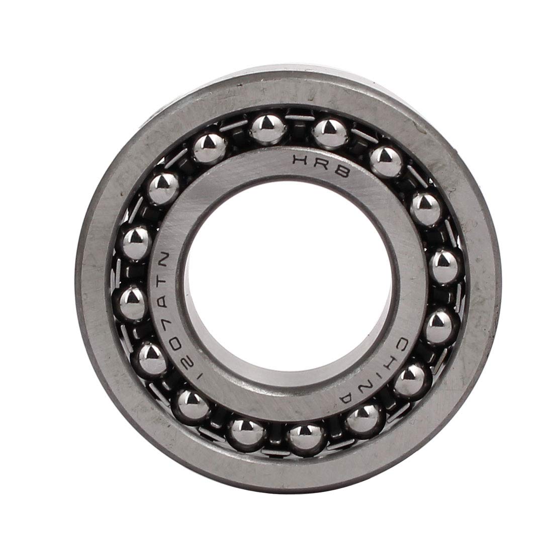 Aexit 72mmx35mmx17mm 1207 Ball Bearings Double Row Self-Aligning Ball Bearing Self Aligning Ball Bearings Silver Tone