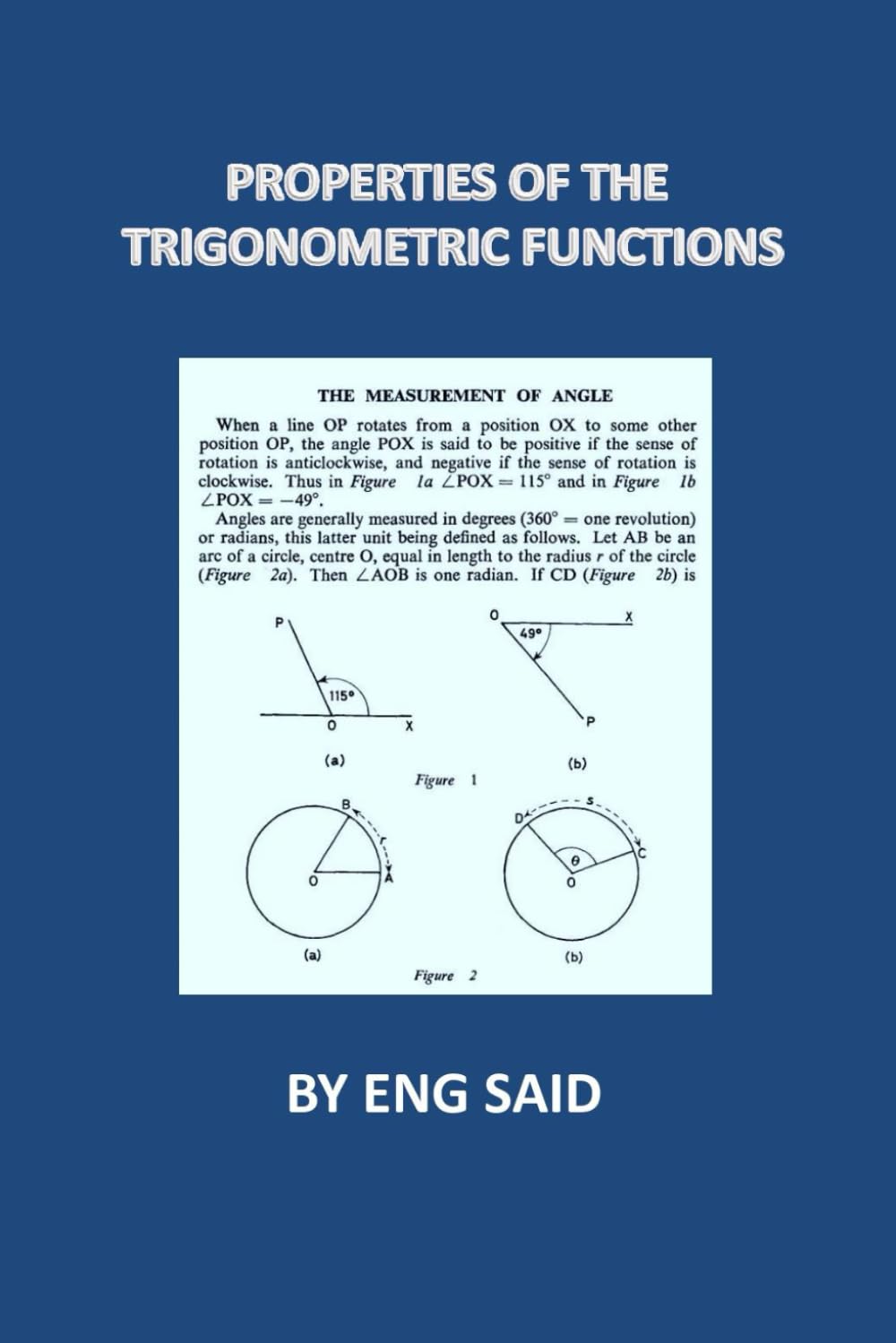 PROPERTIES OF THE TRIGONOMETRIC FUNCTIONS