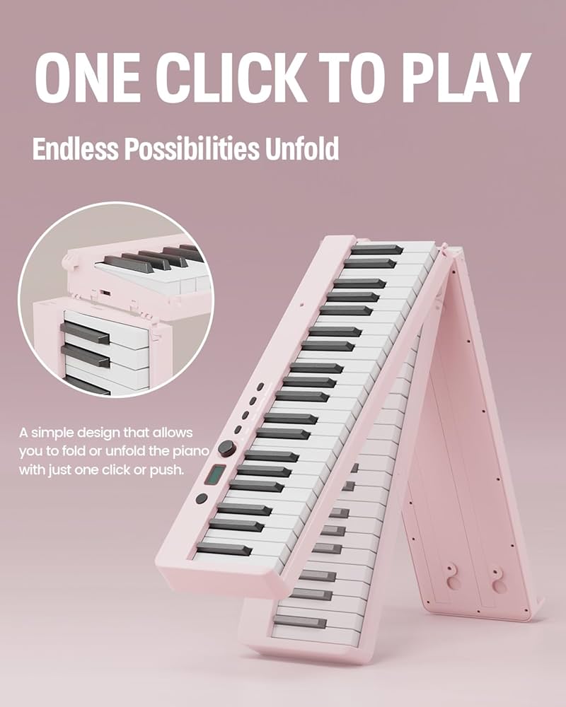 Amazon.com: Finger Dance Folding Piano Keyboard 88 Keys