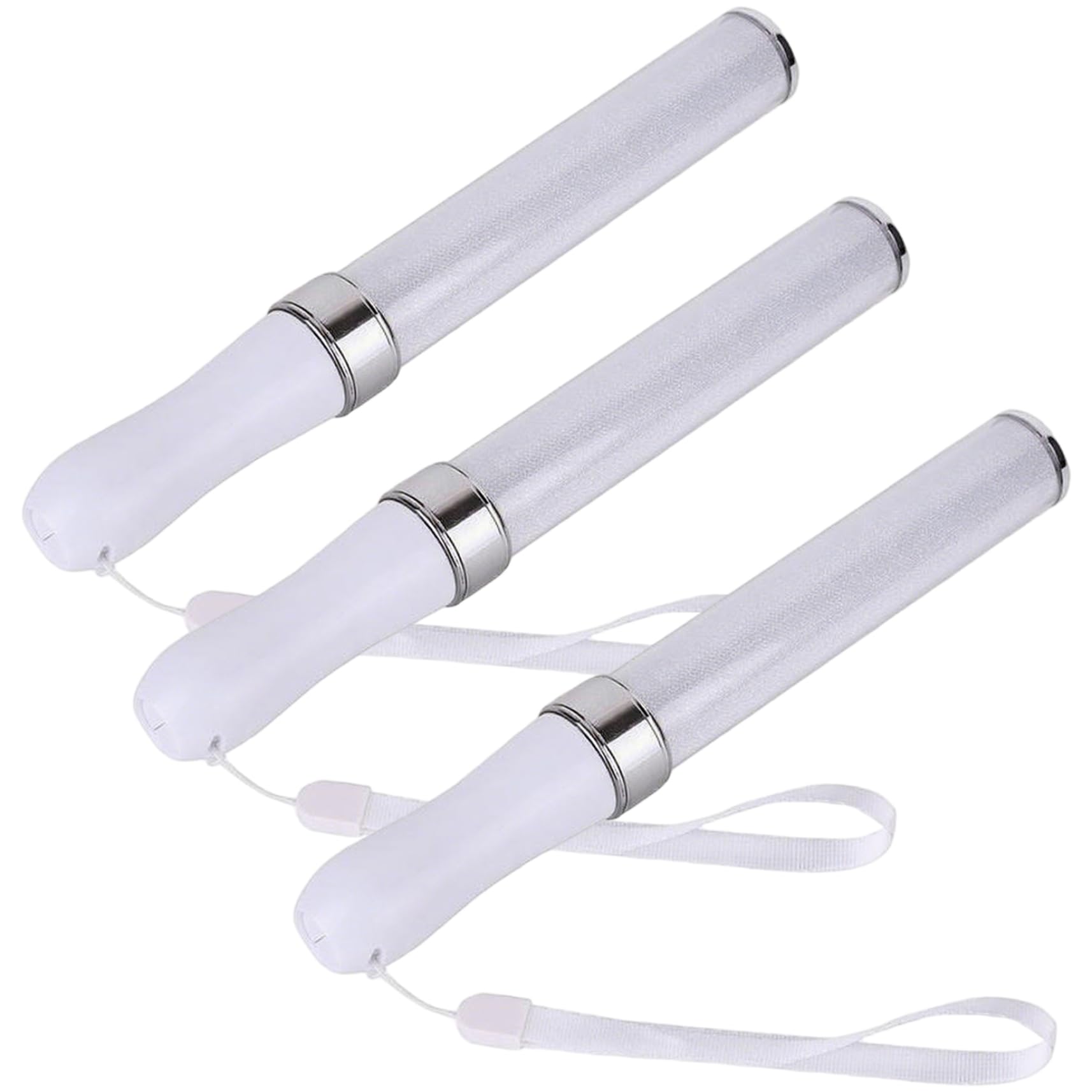 AwnsIMfreien LED Light Stick, 3Pcs Concert Light Stick 10 Inch 15 Colors Changing Lightstick Battery-Operated Reusable LED Glow Sticks with Strap for Party Favor Supplies, Lightstick