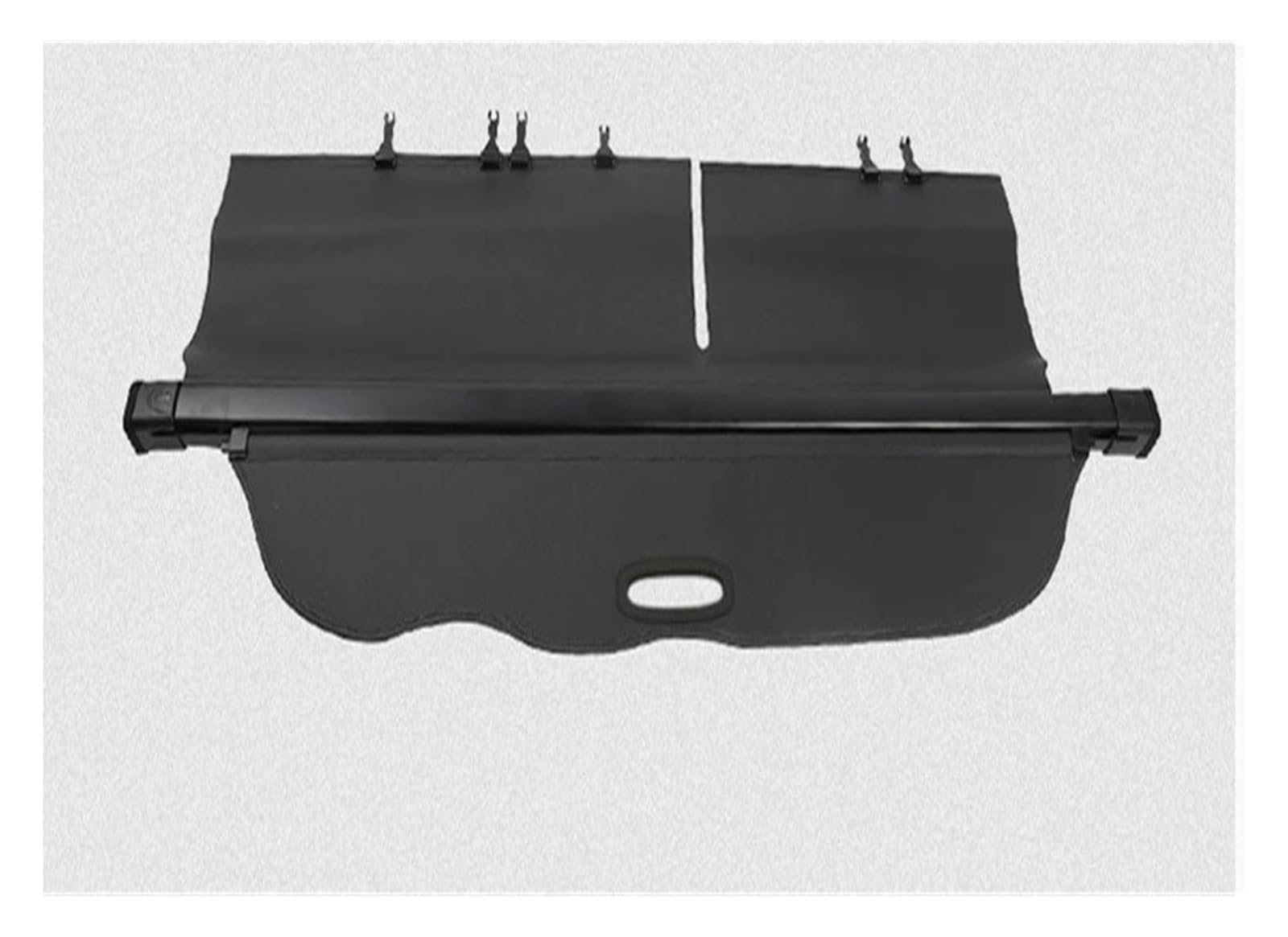 Cortina para Toyota para Land para Cruiser para Prado FJ150 LC150 150 2010-2021 Cubierta Carga Maletero Escudo Seguridad Equipaje Trasero Cortina Partición Cubierta De Carga(Negro)