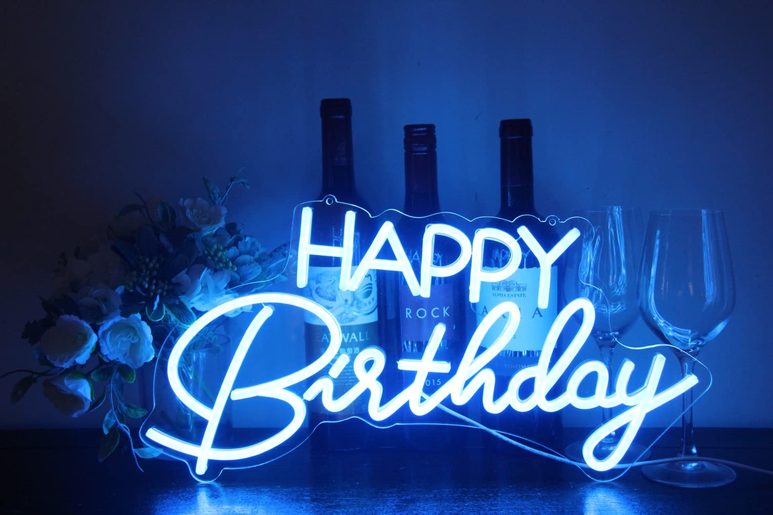 LED Neon Sign Night Light for Wall Party Décor Bedroom Room Bar Wedding Home Birthday Art Decoration Christmas with USB Chain Light modulator 6v — view 23