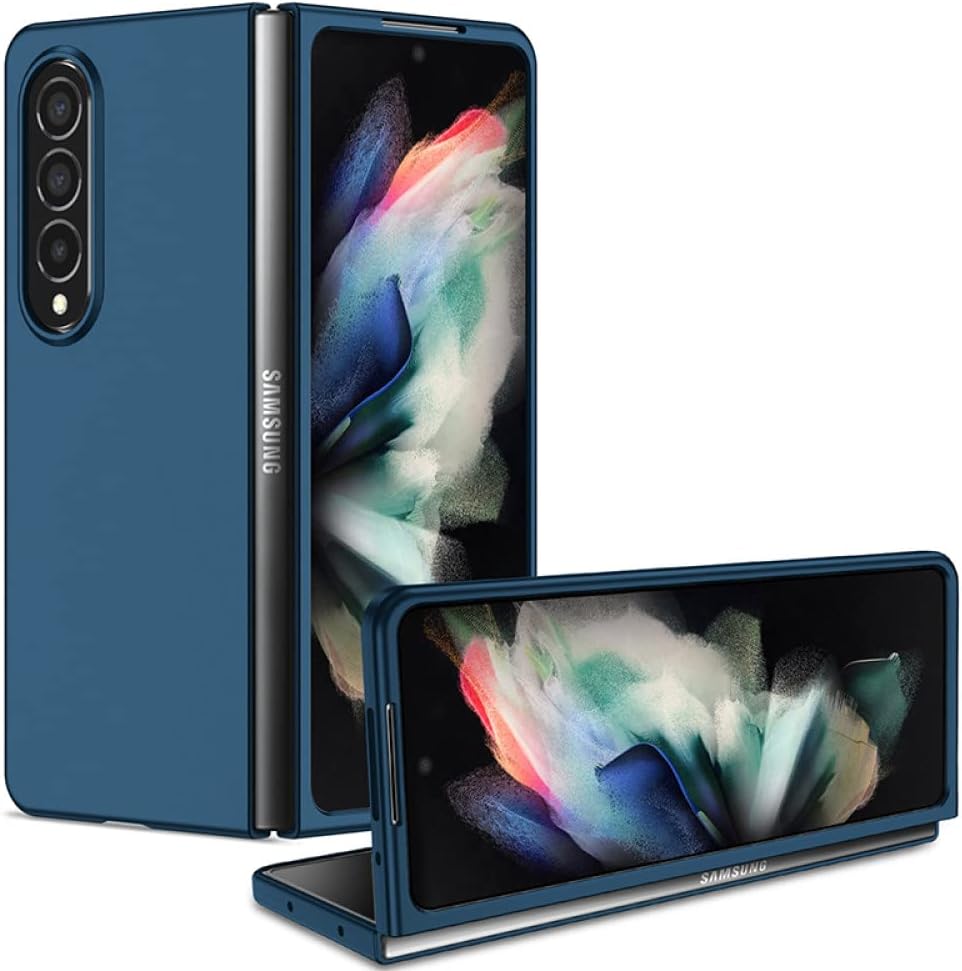 for Z Fold 3 2 1 Case for Samsung Z Fold 4 5 Anti-Fingerprint Shockproof Full Protection Cover Case Black Green Purple,Blue,for Galaxy Z Fold 5