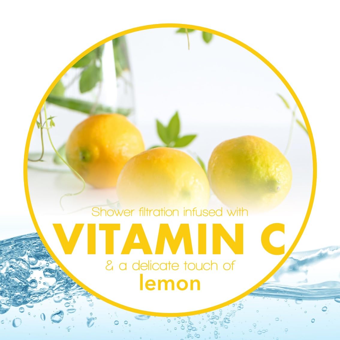 Filtro doccia coreano con vitamine, vitamina c, previene la pelle secca, rimuove il cloro, rimozione della ruggine, aromaterapia rilassante, atossico, Be-Vita (limone)
