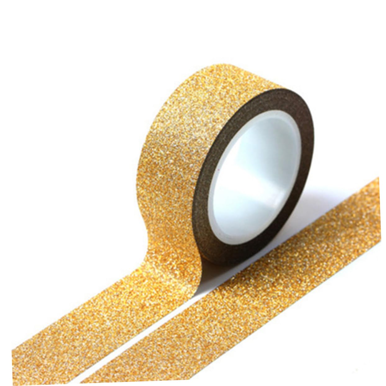 DOITOOL Ruban Adhésif Décoratif Pailleté Papier Masking Tape Autocollants Diy Doré pour Bricolage Scrapbooking et Décoration de Carnets