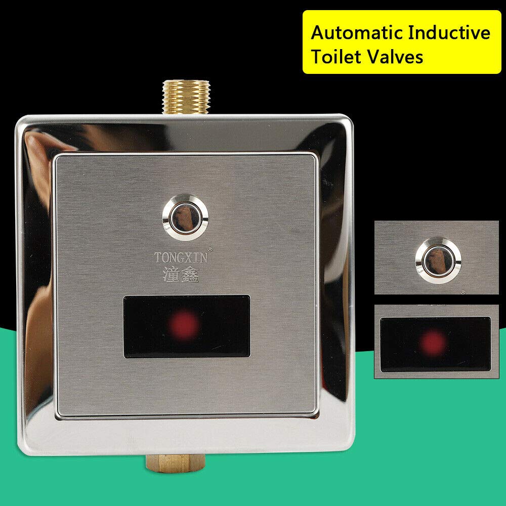 Válvula de cisterna para inodoro (0,1 MPa - 0,6 m, sensor infrarrojo inductivo, válvula de descarga para inodoro