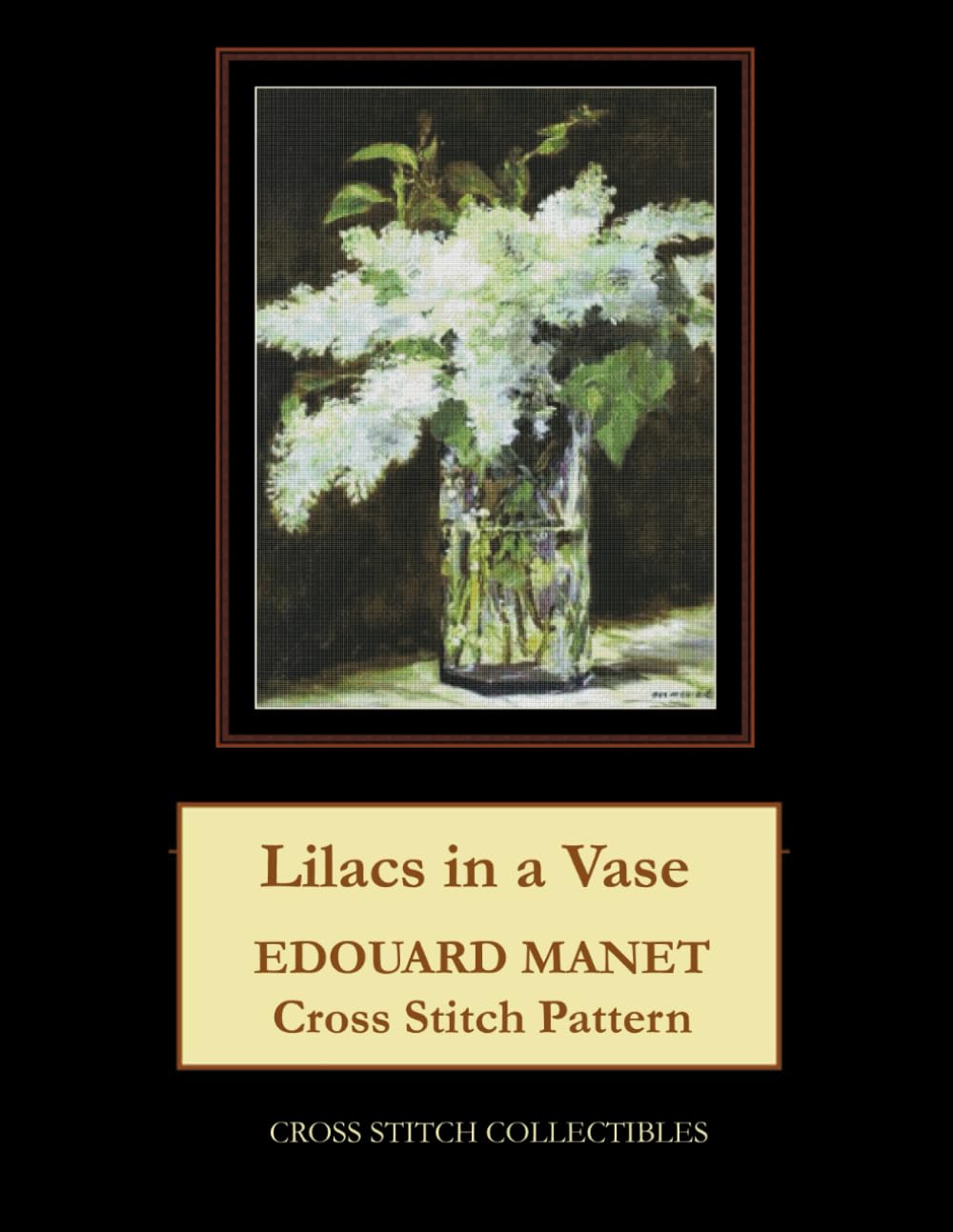 Lilacs in a Vase: Edouard Manet Cross Stitch Pattern