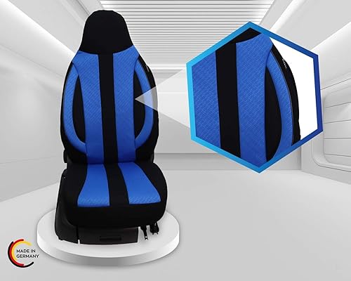 Miniatura 9 de Measure Pilot - Fundas de asiento de automóvil compatibles con Peugeot 508 2 para conductor y pasajero de 2018 / Juego de fundas protectoras para