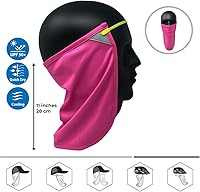 Vista 7 de CoolNES - Protección ajustable para cuello contra rayos ultravioletas, ajustable, multifuncional, 2 en 1, cubrebocas para pesca al aire libre