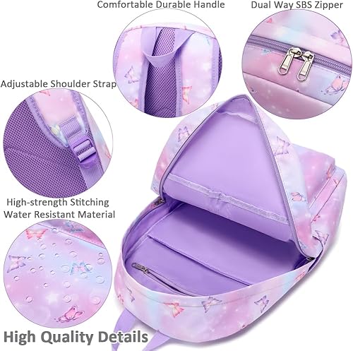 Miniatura 5 de Meisohua Mochila para niñas y escuelas primarias, mochila escolar para niños, bolsas escolares ligeras para niñas y niños