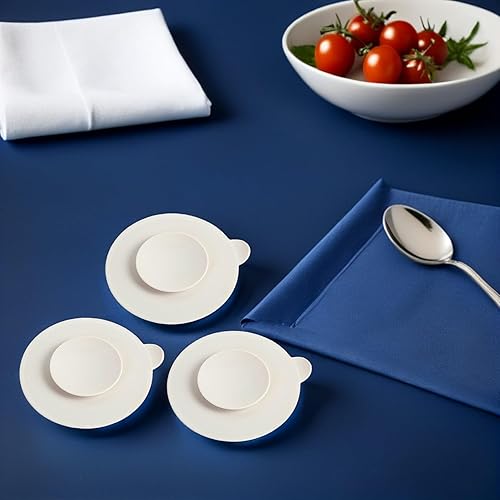 Miniatura 5 de 3 alfombrillas de silicona antideslizantes para vajilla para una fácil limpieza, mejoradas habilidades alimenticias, silicona de grado alimenticio