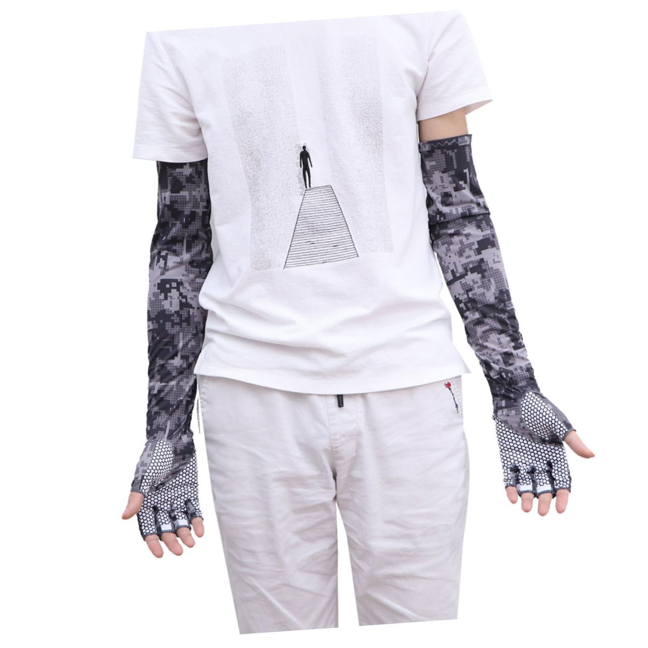 Toddmomy 3 Stück Fußballhandschuhe Herren Golfhandschuh Exercie Bikes Armmanschette Männer Ärmel Für Männer Armschutzmanschette Sonnenschutz Uv-Schutzhülle Armabdeckung