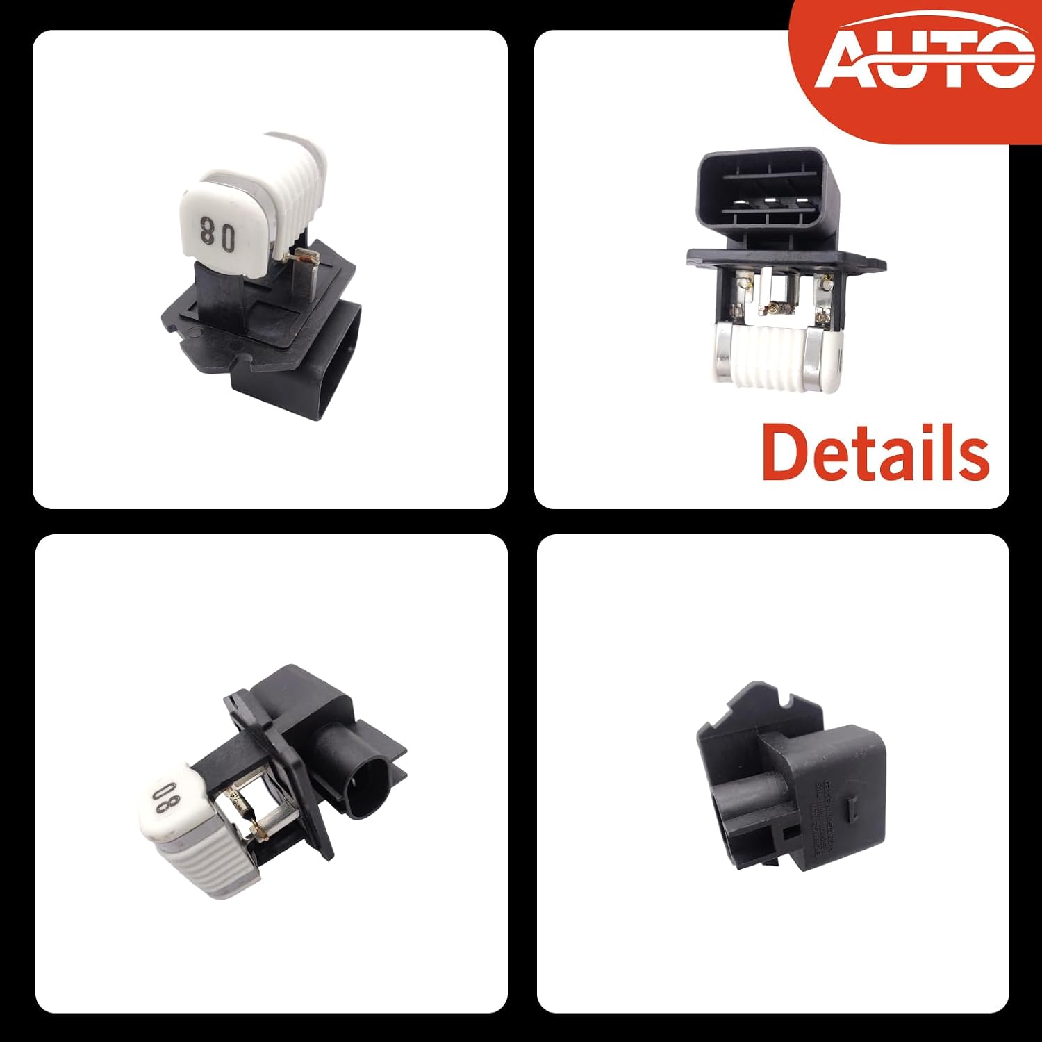 25385-A6000 Engine Cooling Fan Resistor Replacement for Hyundai Elantra GT Sonata Kia Forte Soul Optima