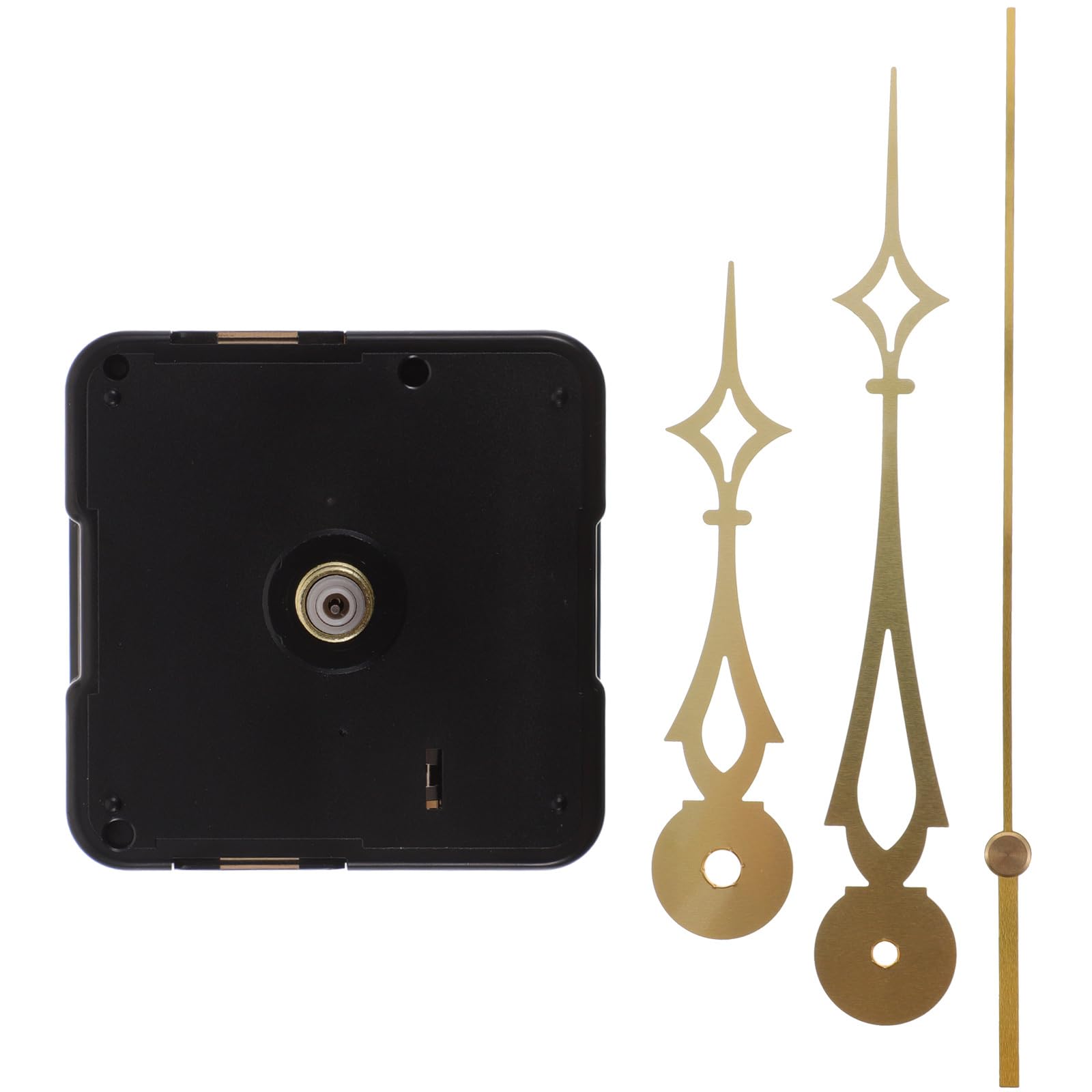 Mouvement à quartz silencieux SEWACC kit de remplacement horloge aiguilles dorées