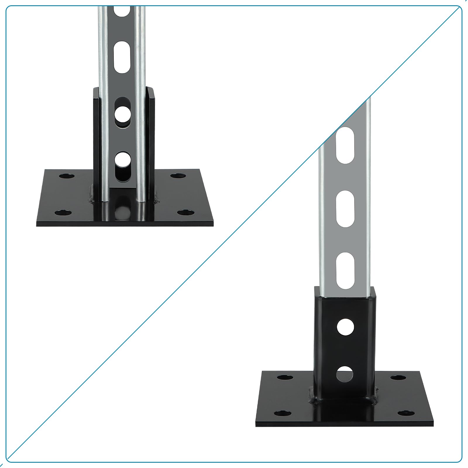 Canal De Soporte Galvanizado 41X41 C Canal Unistrut Refuerzo Sísmico