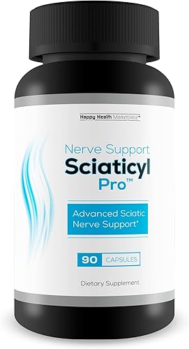 Nerve Support Sciaticyl Pro - Fórmula mejorada - Nuestro mejor suplemento para el nervio ciático Soporte para la hinchazón - Flujo nervioso