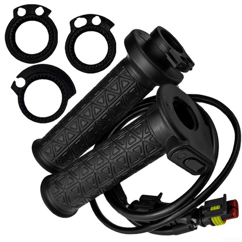 Manopole riscaldate per moto da cross e scooter, tecnologia Quick Heat Technology Cold Weather Gear Fit Black Pair