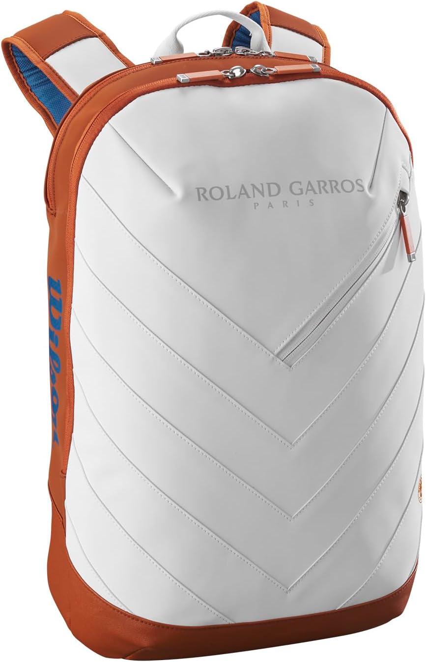 Roland-Garros Super Tour Tennis Racket Bags - Clay/White/Navy