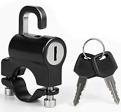 Cadeado de Segurança com Cabo de Aço para Capacete, Bicicleta, Moto, Patinete, Mochila, Bagagem, Portátil, Leve, Antifurto, Ajustável e Reforçado – Unissex