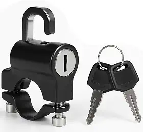 Cadeado de Segurança com Cabo de Aço para Capacete, Bicicleta, Moto, Patinete, Mochila, Bagagem, Portátil, Leve, Antifurto, Ajustável e Reforçado – Unissex