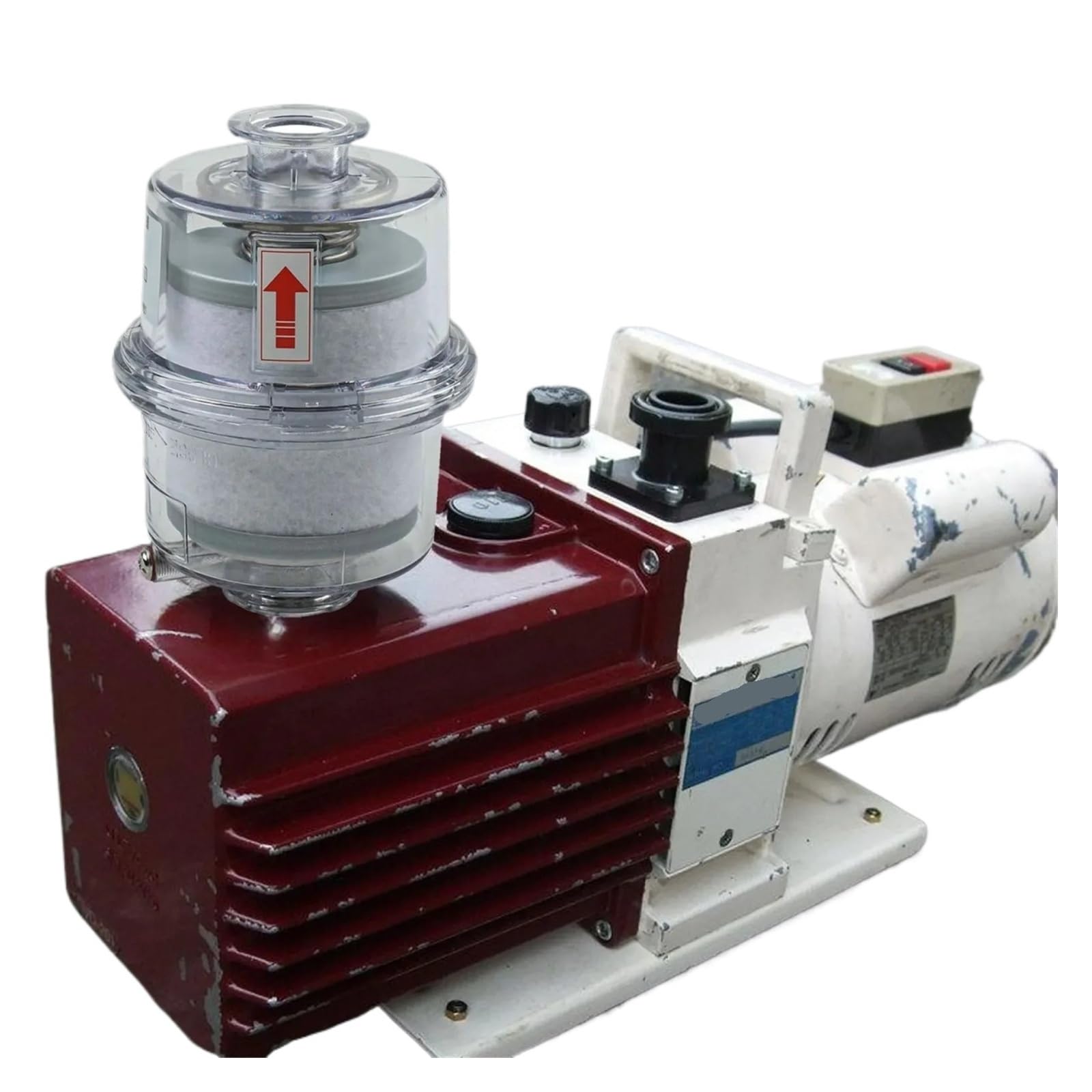Uso en laboratorio Bomba de vacío industrial Separación de aceite Rendimiento estable Elemento filtrante Limpiador Entorno de trabajo(KF-40(A))