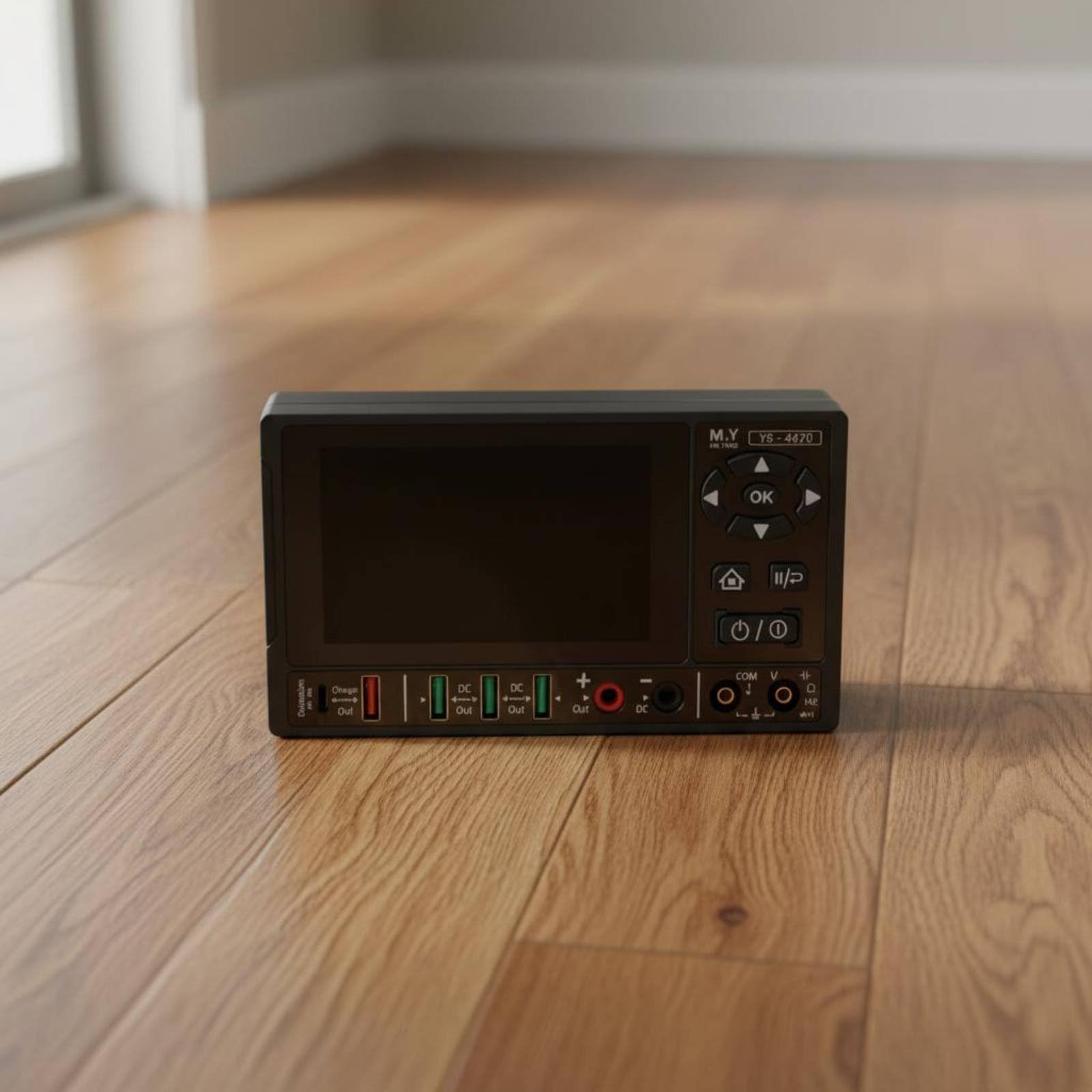Amagogo Multimetro di Precisione Tester Elettrico Misuratore Amperaggio Rivelatore Potenziale con Schermo Ampio Chiavi di Controllo per Test Rapidi Materiale