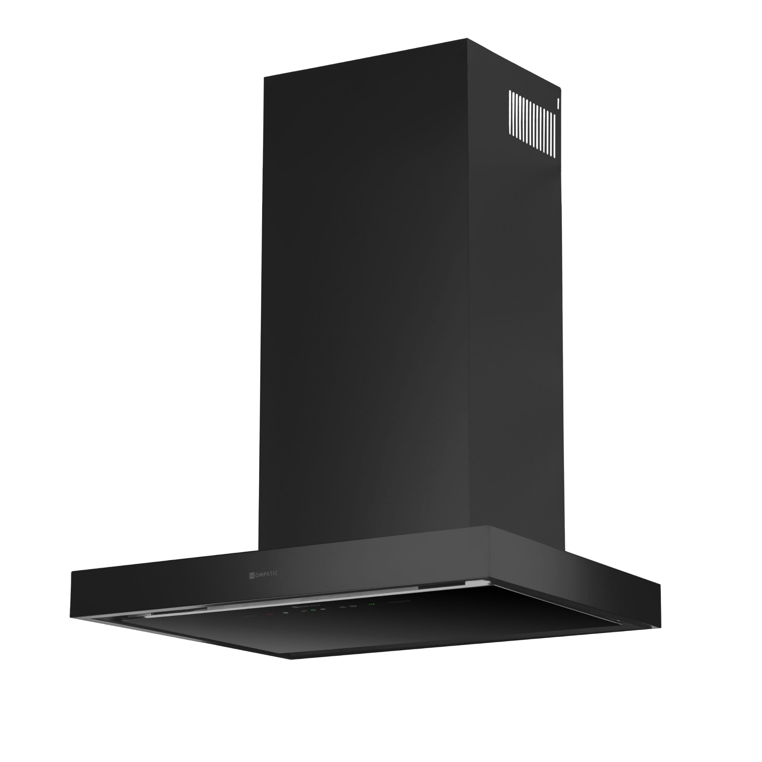 Yara 60 KPYR60WB, Cappa da Parete 60 cm, 800 m³/h, Classe A++, Comandi Touch e Gestuali, Sistema Anticondensa No Drip, Telecomando, Funzione Pulizia Aria, LED Regolabili, Nero Opaco