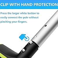 Vista 6 de Sepetrel Upgrade Pool Brush Head for Cleaning Walls,Heavy Duty Inground/Above Ground Swimming Pool Scrub Brushes,Suitable for Various Harsh