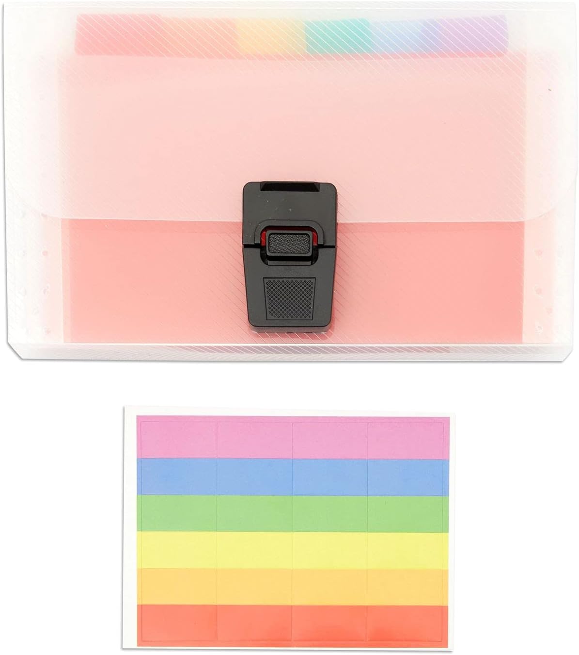 Cash Envelopes Budget Organizer System with Plastic Wallet, 24 Tabs, 96 Budgeting Envelopes : Office Products