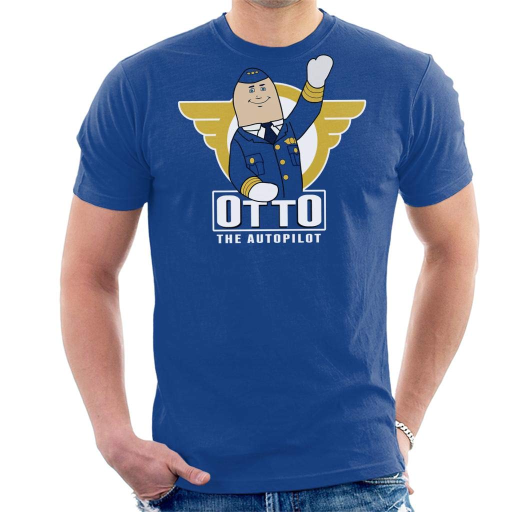 Cloud City 7 Men's Royal Blue Airplane Otto T-Shirt