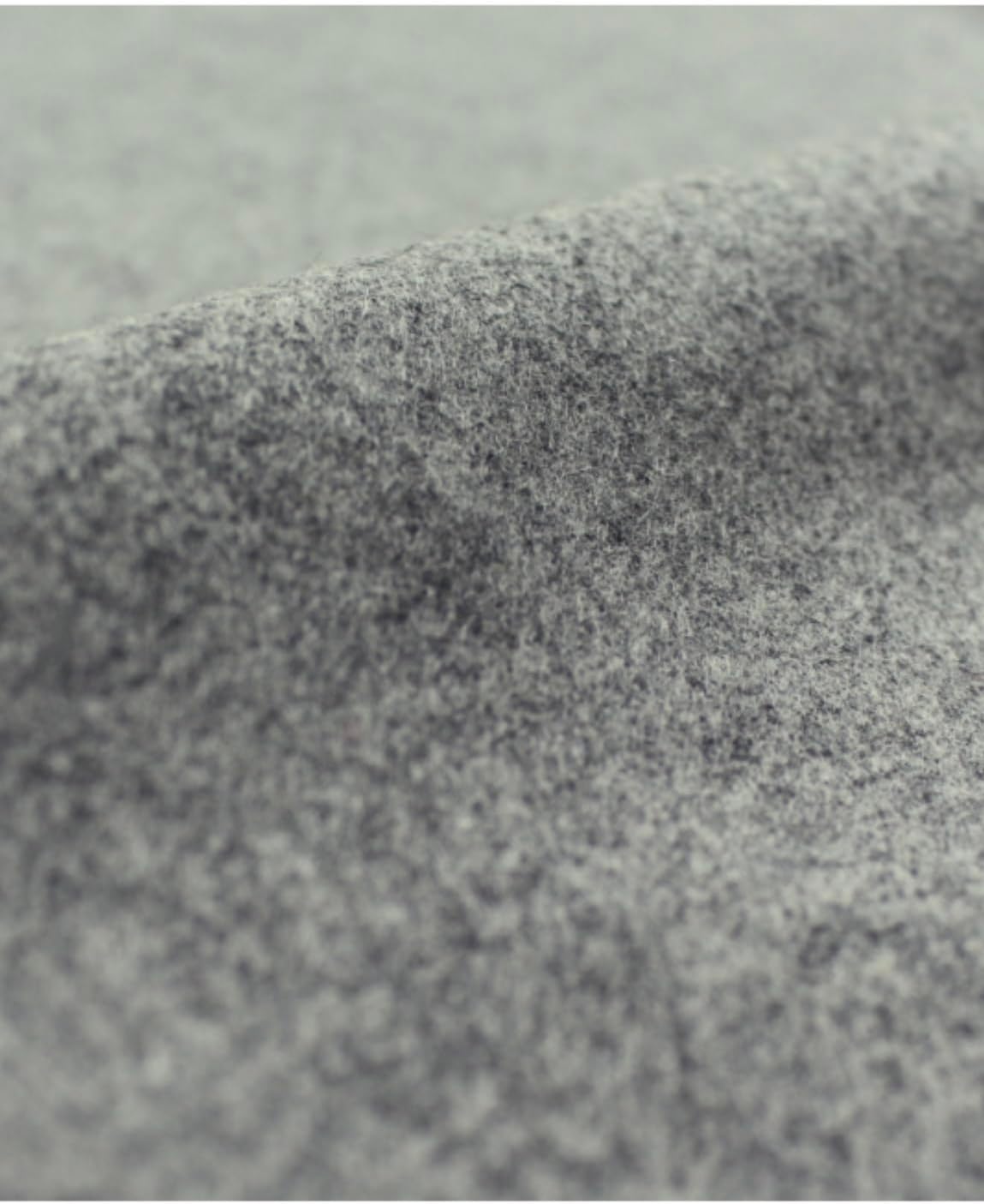 Tuva Textile 40 Yard Bolt Of Real Wool Quality Fabric Coating (Melton Wool Quality) - Heather Med Gray Color (Pea Coat Weight) - Fancy Wool Fabric With the Nice Hand, Fabric by the Yard, Made in China