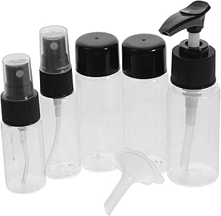 Botella de viaje dispensador de maquillaje, b...