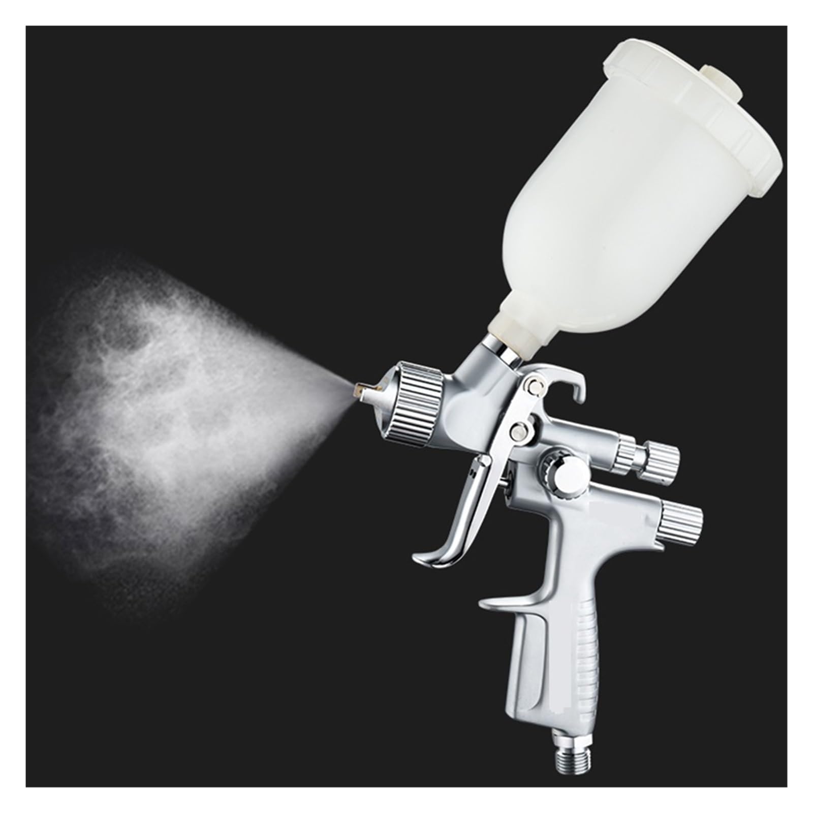 Pistolet natryskowy, Mini pistolet do malowania natryskowego 1.0mm dysza pistolet natryskowy aerograf narzędzie do natryskiwania samochodu do malowania aerograf samochodowy pistolet pneumatyczny