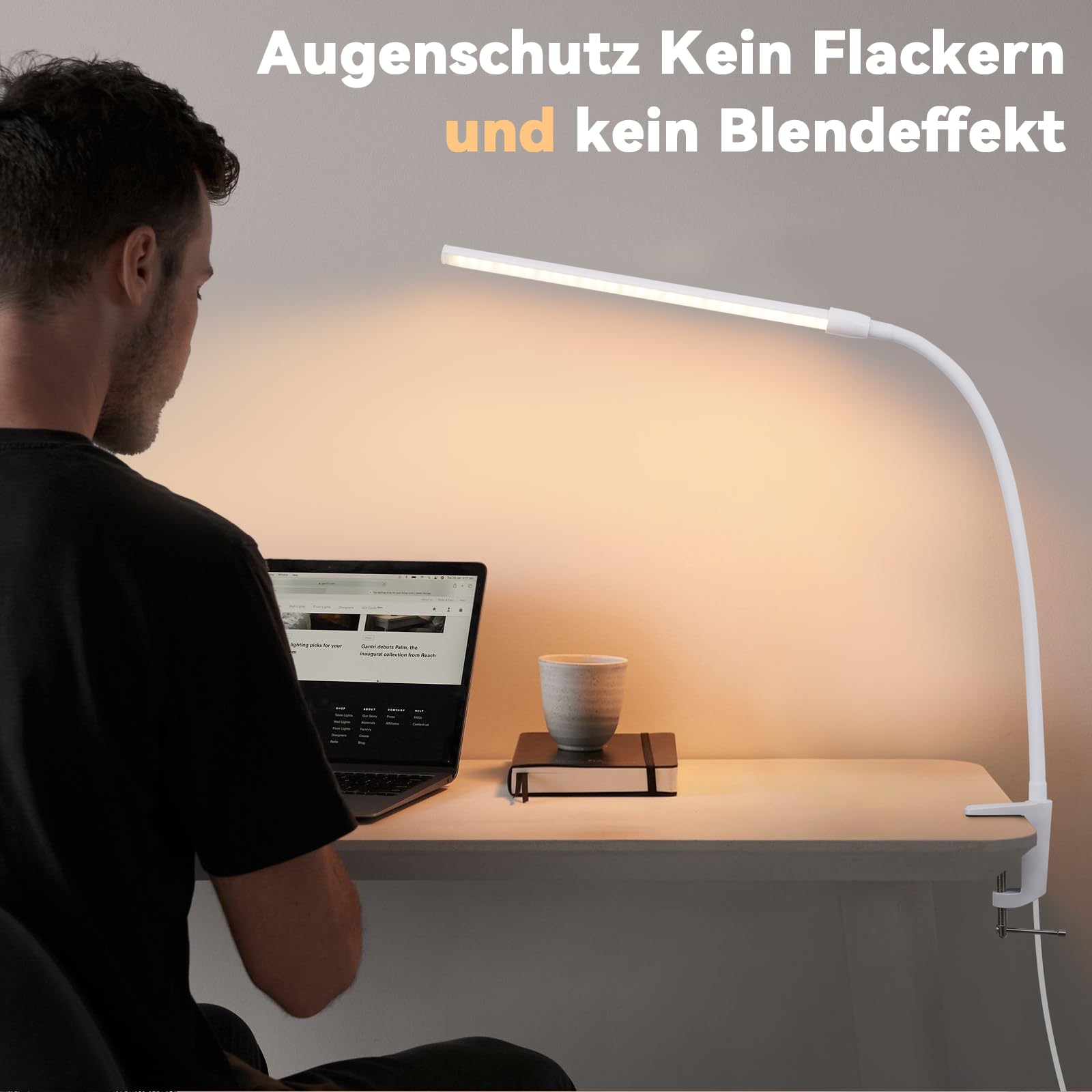 ErgoLED INLITE dimbare LED bureaulamp zwart kopen