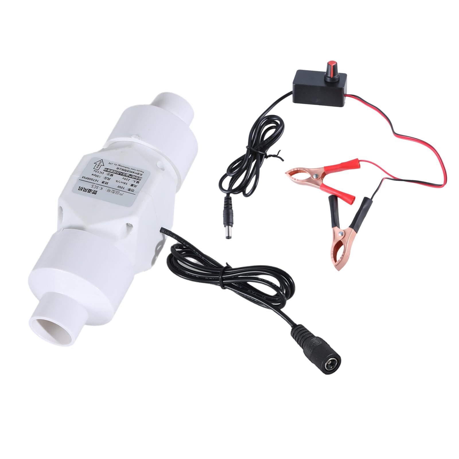 Tsophreniq 25Mm 12V Extractor Fan Low Noise Inline Duct Hydroponic Air Blower Exhaust For Home Bathroom Grow Room Ventilation Vent