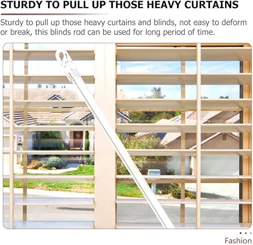 Miniatura 2 de Varita ciega vertical de 24 pulgadas de repuesto con gancho, barra de tracción, abridor de ventana, barra de tracción para ventana, barra de